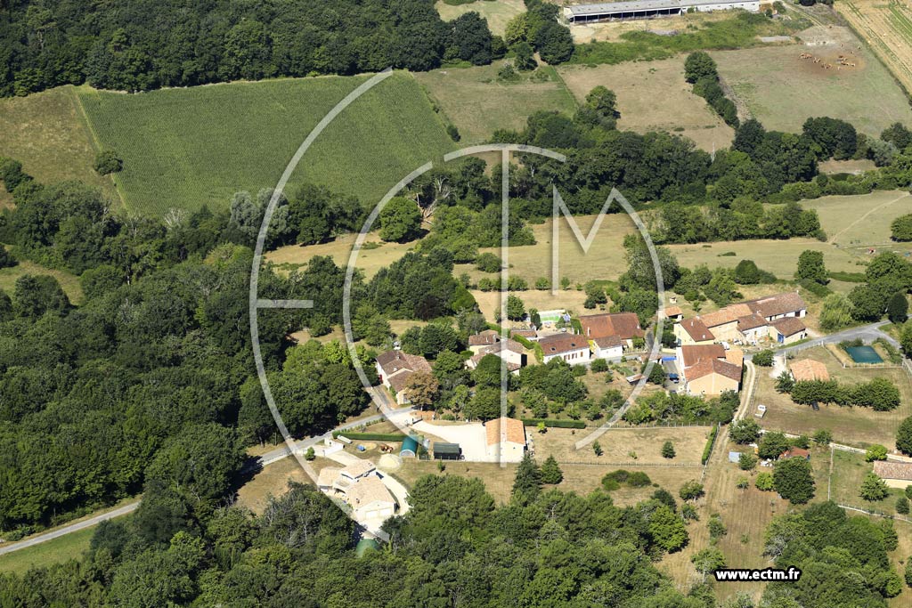 Photo arienne de Saint-Sulpice-de-Roumagnac (la Gilardie)