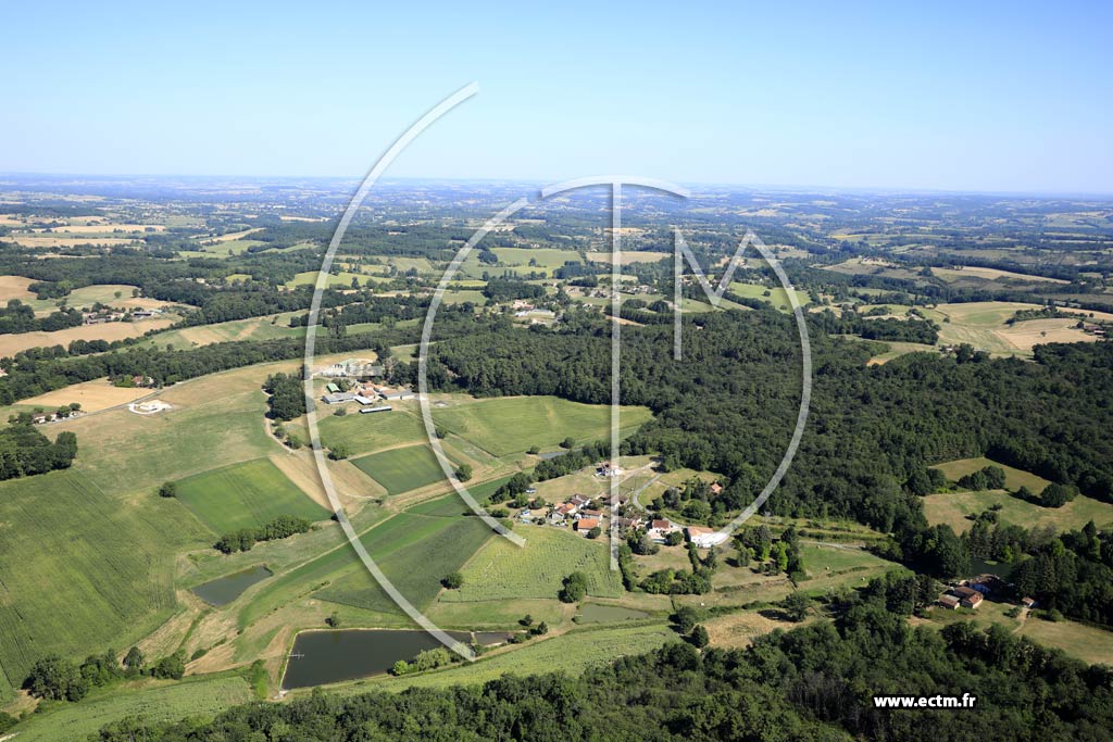 Photo arienne de Saint-Sulpice-de-Roumagnac (Lavergne)