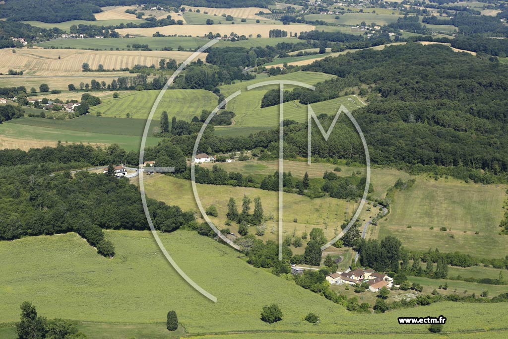Photo arienne de Saint-Sulpice-de-Roumagnac (le Reyney)
