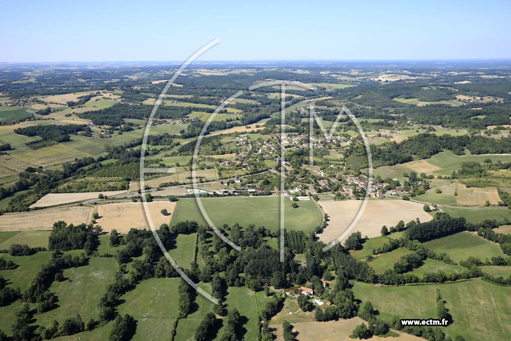 Photo arienne de Saint-Victor