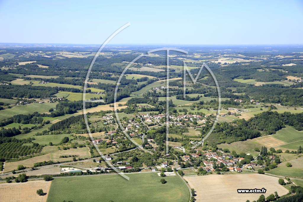 Photo arienne de Saint-Victor