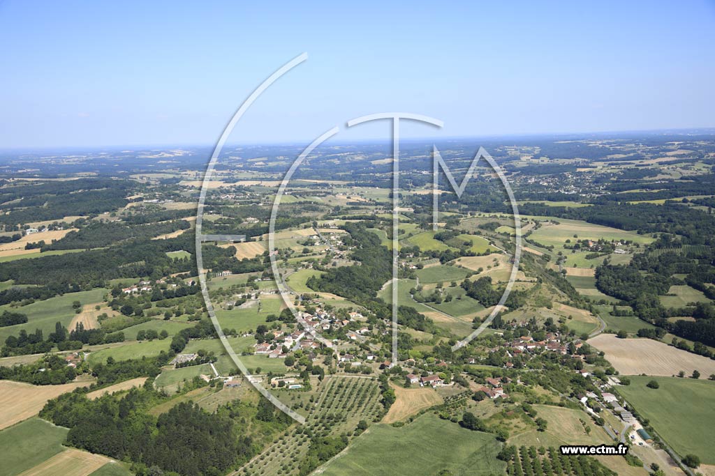 Photo arienne de Saint-Victor