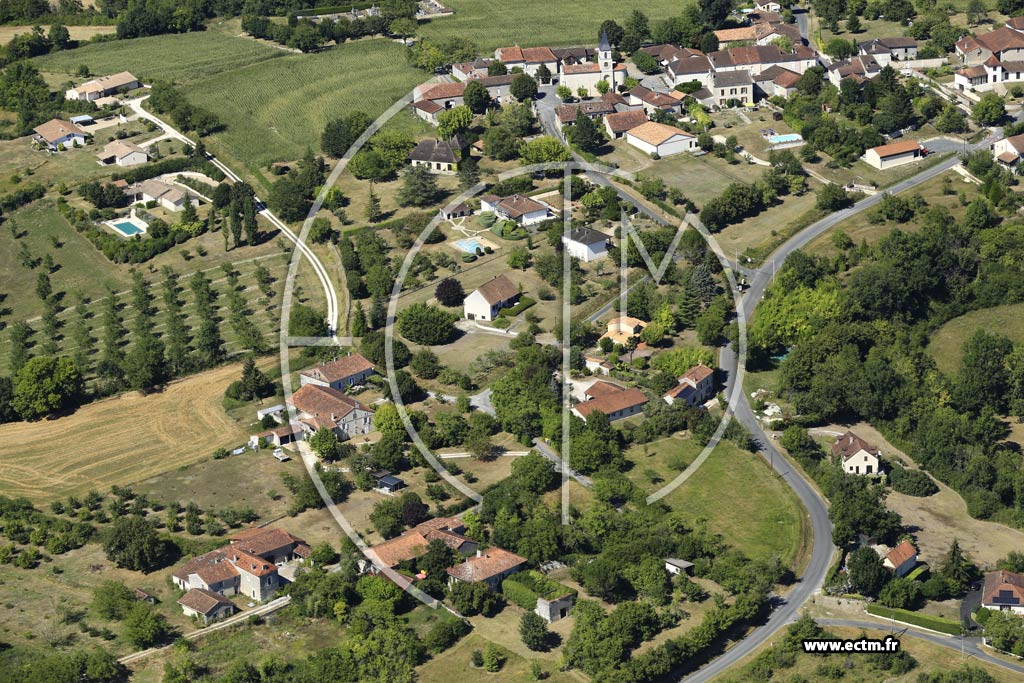 Photo arienne de Saint-Victor