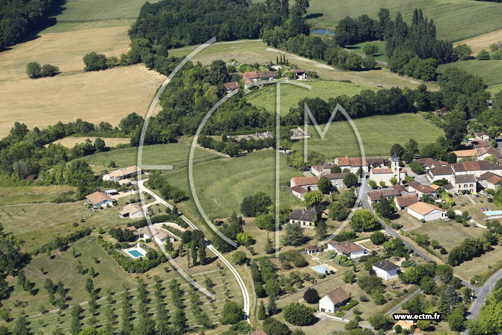 Photo arienne de Saint-Victor