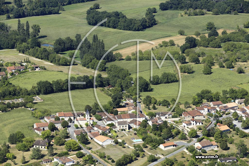 Photo arienne de Saint-Victor