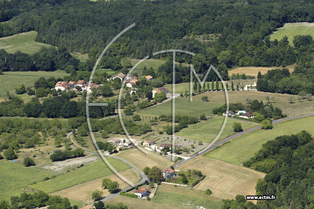 Photo arienne de Saint-Victor
