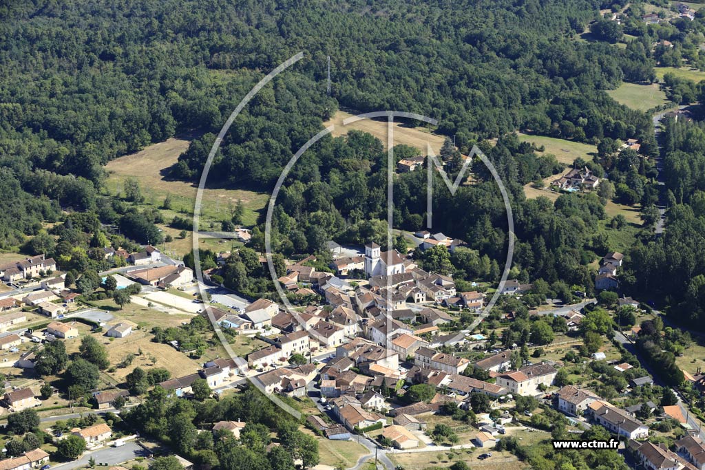 Photo arienne de Saint-Vincent-de-Connezac