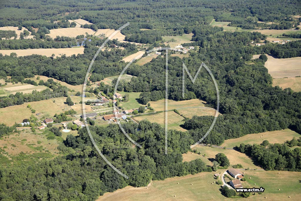 Photo arienne de Saint-Vincent-de-Connezac (les Gounauds)