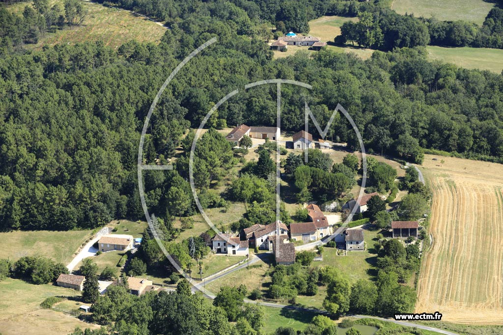Photo arienne de Saint-Vincent-de-Connezac (Prapelloux)
