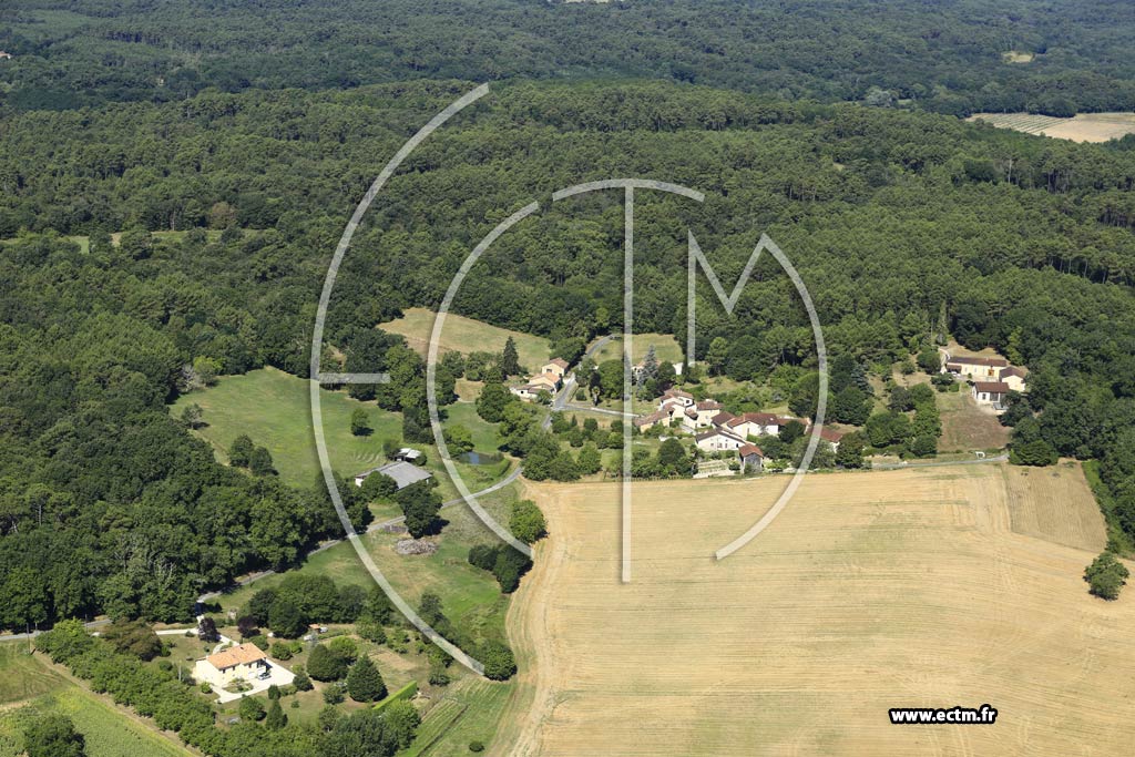 Photo arienne de Saint-Vincent-de-Connezac (Prapelloux)
