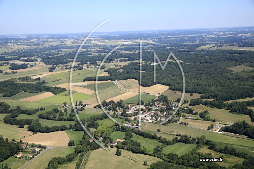 Photo arienne de Saint-Vincent-Jalmoutiers
