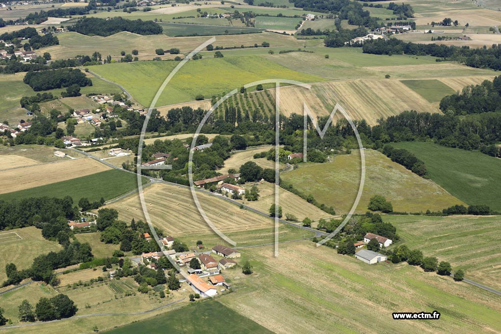 Photo arienne de Saint-Vincent-Jalmoutiers (Chatenet)