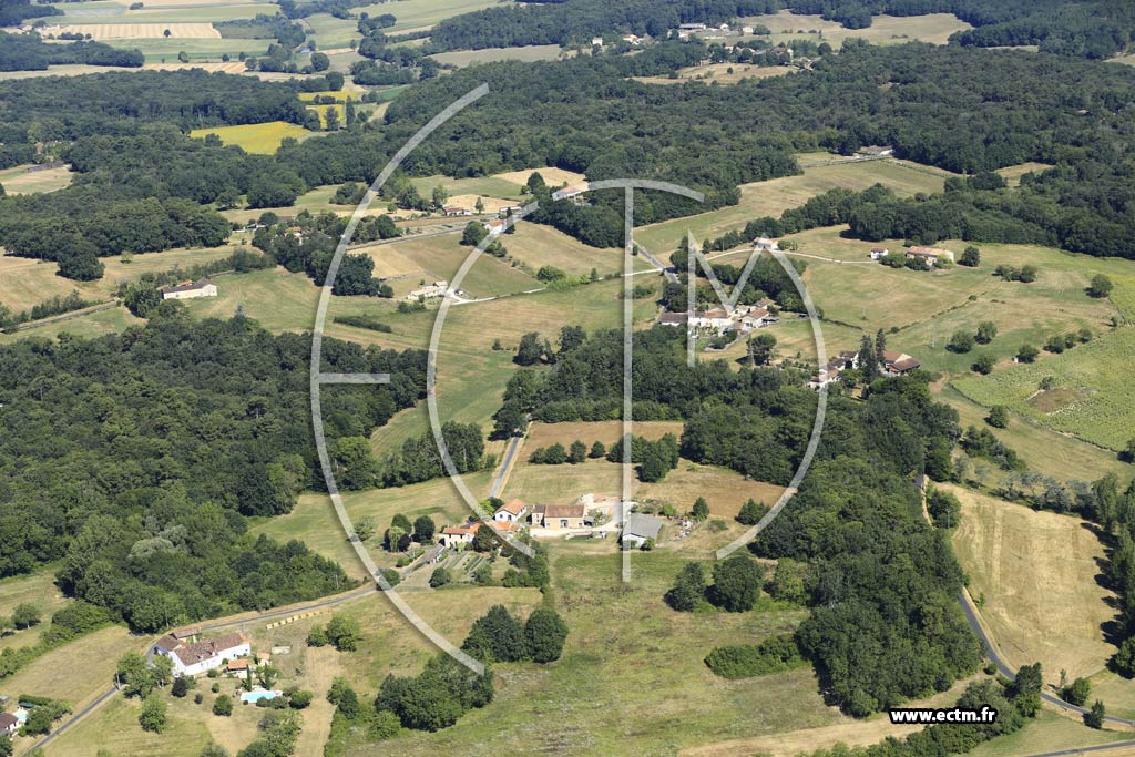 Photo arienne de Siorac-de-Ribrac (le Braud)