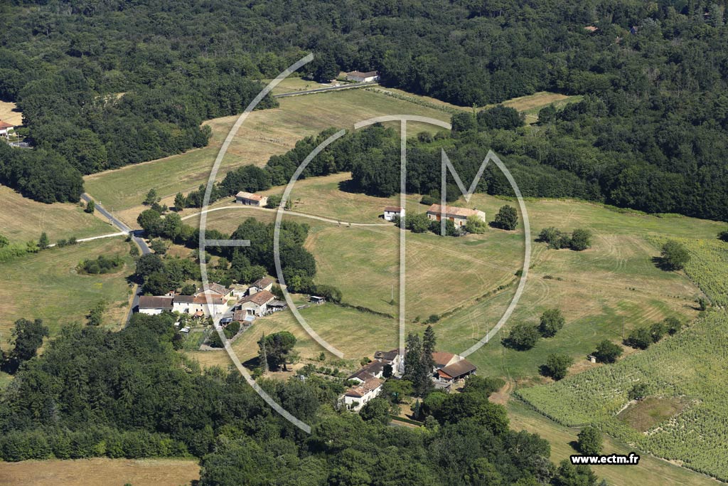 Photo arienne de Siorac-de-Ribrac (le Chtenet)
