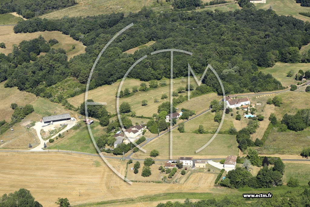 Photo arienne de Siorac-de-Ribrac (le Foussat)