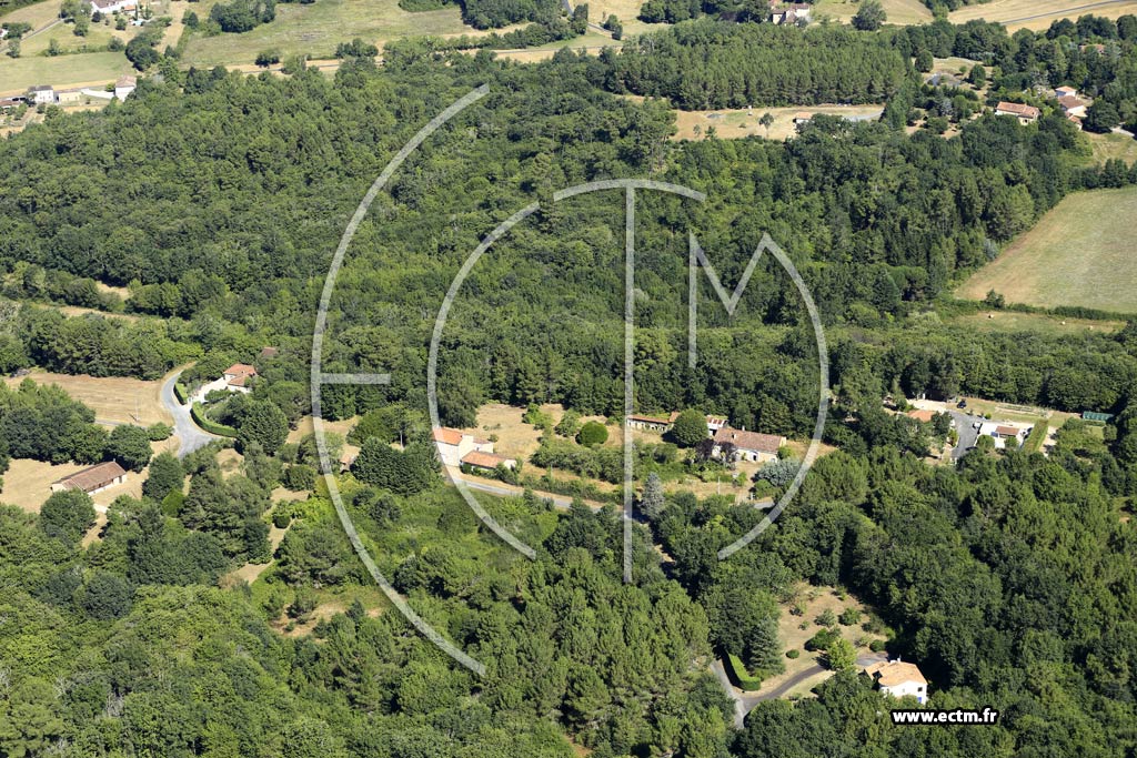 Photo arienne de Siorac-de-Ribrac (les Farges)