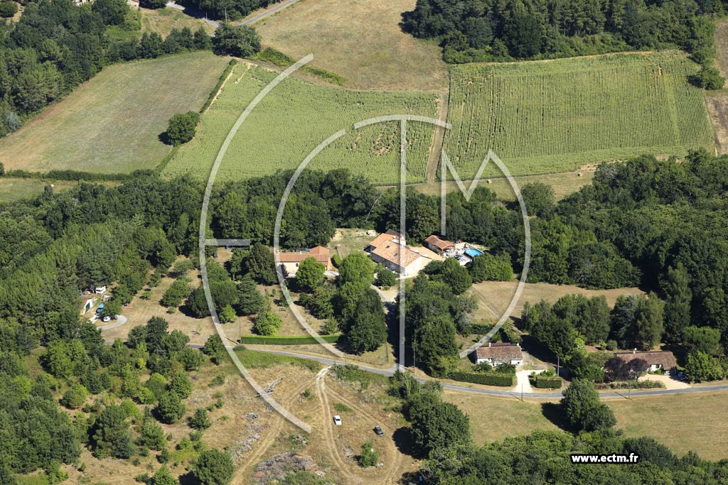 Photo arienne de Siorac-de-Ribrac (les Giroux)