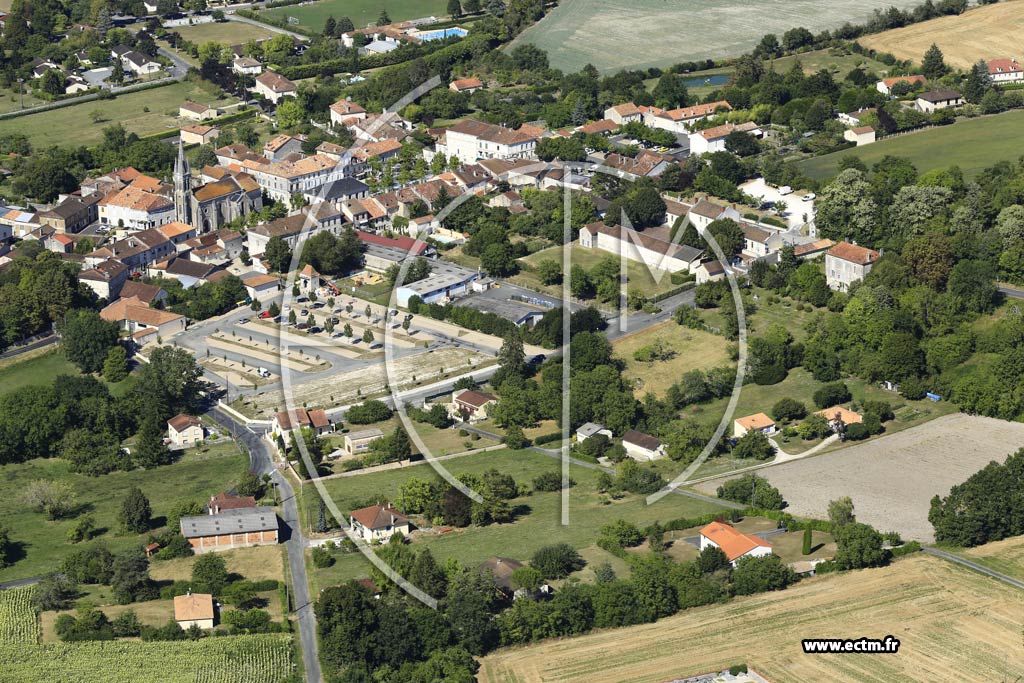Photo arienne de Verteillac