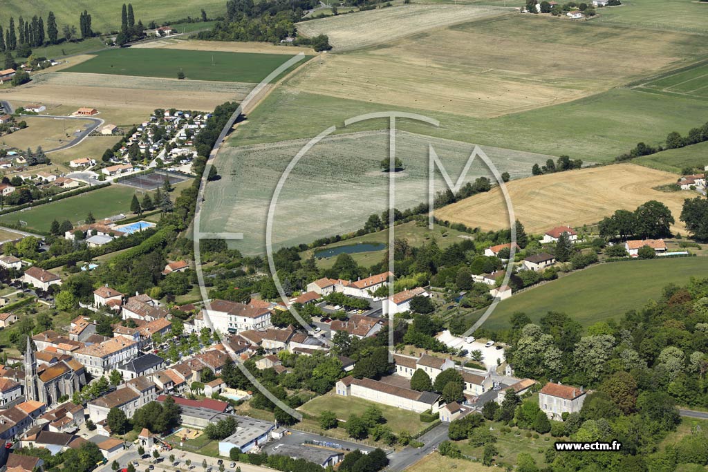 Photo arienne de Verteillac