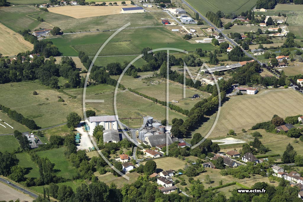 Photo arienne de Verteillac