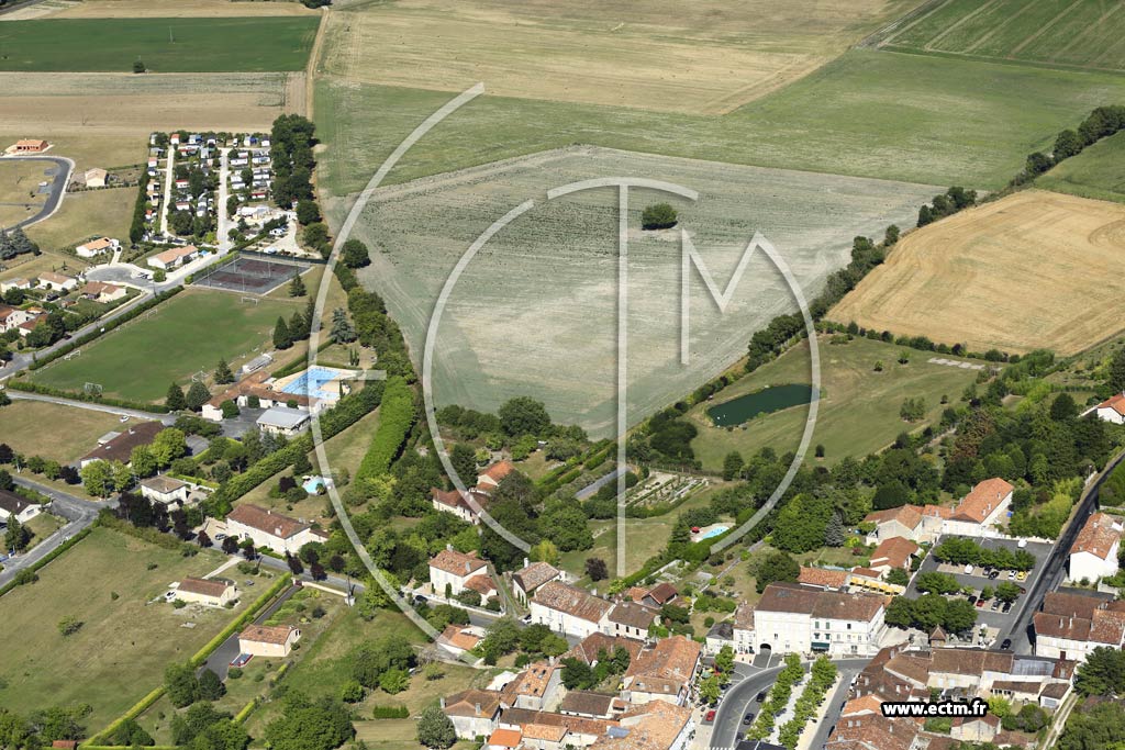 Photo arienne de Verteillac
