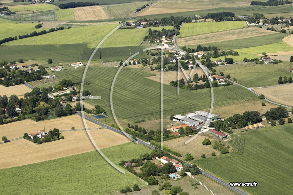 Photo arienne de Verteillac (la Cambuse)