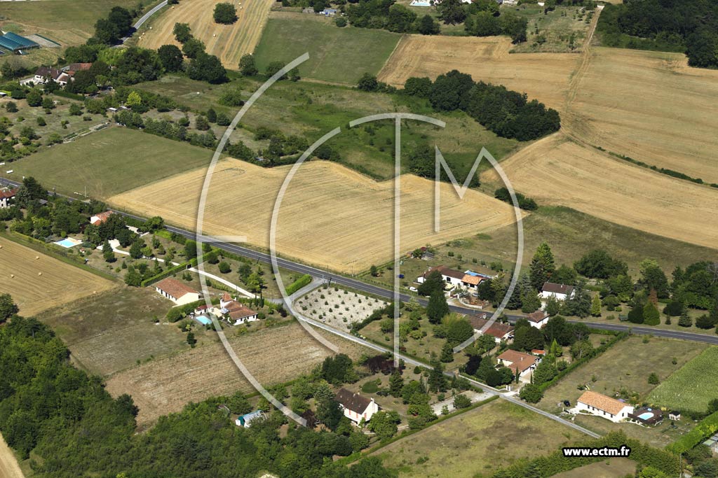 Photo arienne de Verteillac (le Couderc)