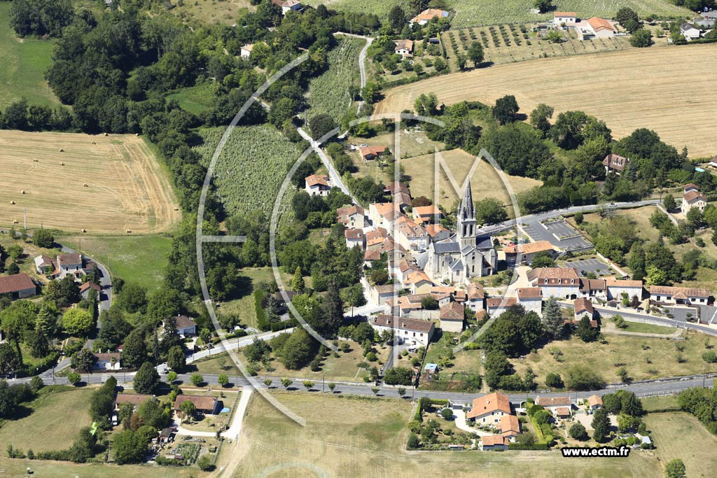 Photo arienne de Villetoureix