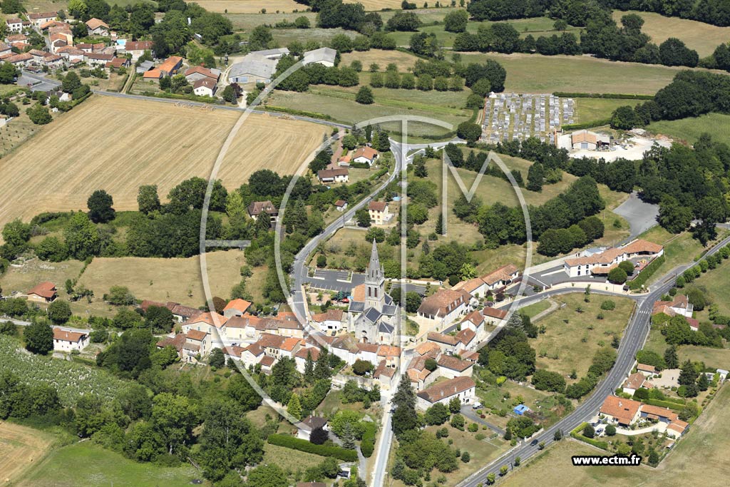 Photo arienne de Villetoureix