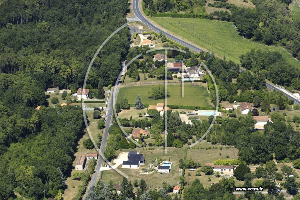 Photo arienne de Villetoureix (A la Route)