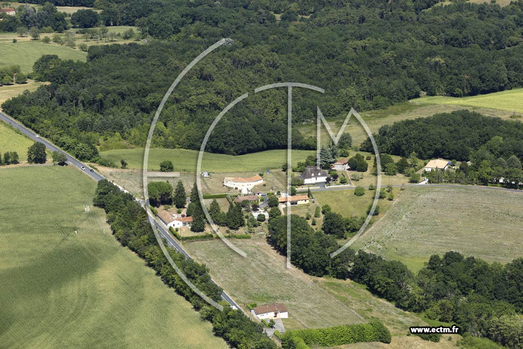 Photo arienne de Villetoureix (Aux Cailloux)