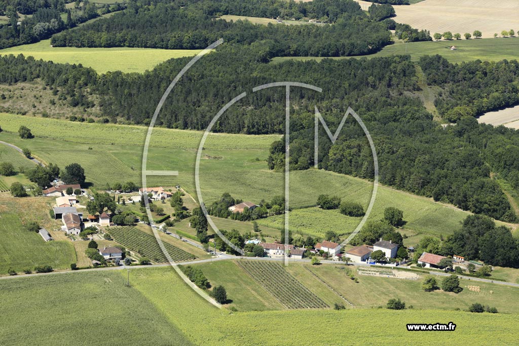 Photo arienne de Villetoureix (Chez Raynaud)
