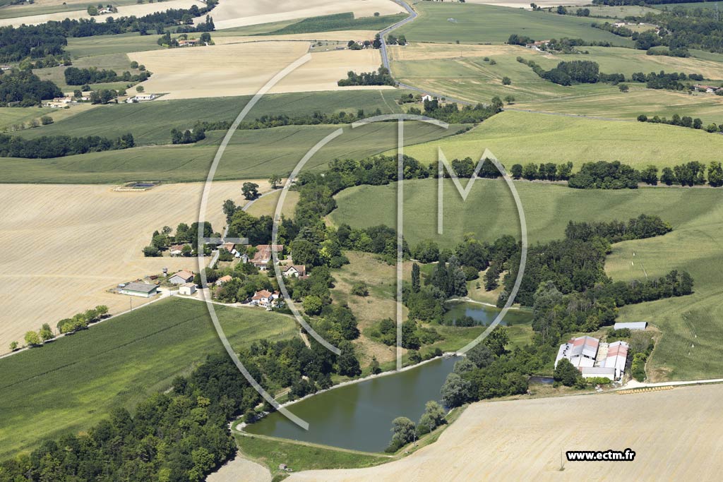 Photo arienne de Villetoureix (Domaine de Fayolle)