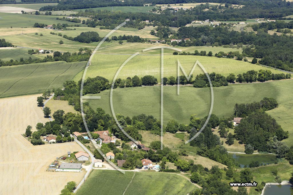 Photo arienne de Villetoureix (Domaine de Fayolle)