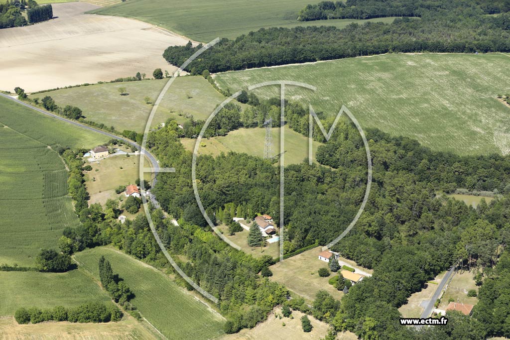 Photo arienne de Villetoureix (Foncrouzille)