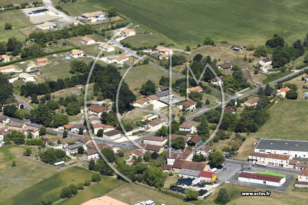 Photo arienne de Villetoureix (la Borie)