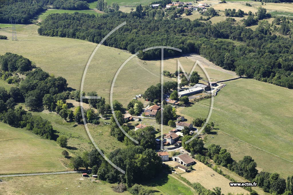 Photo arienne de Villetoureix (la Drame)
