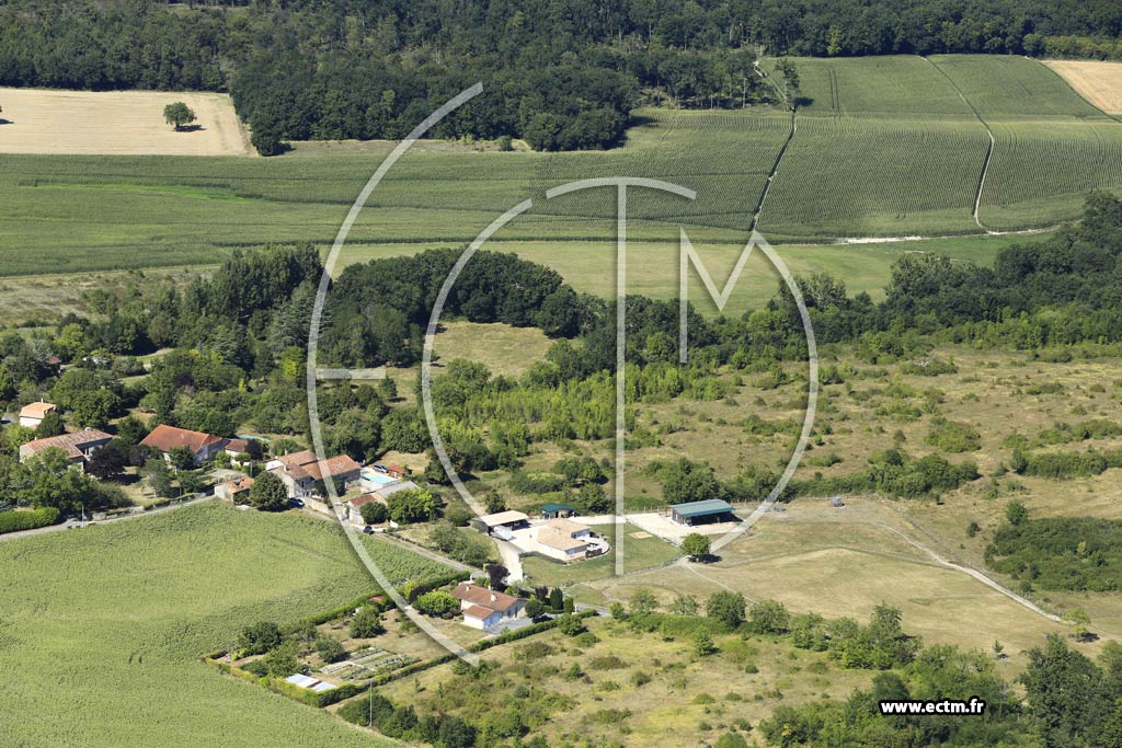Photo arienne de Villetoureix (la Guionie)