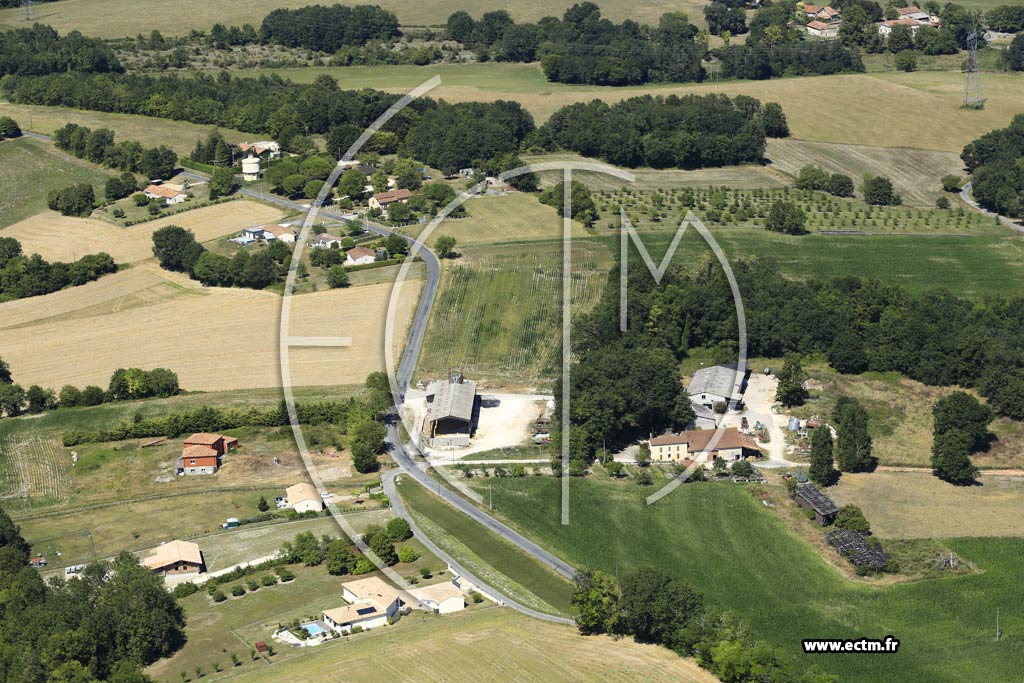 Photo arienne de Villetoureix (la Pinire)