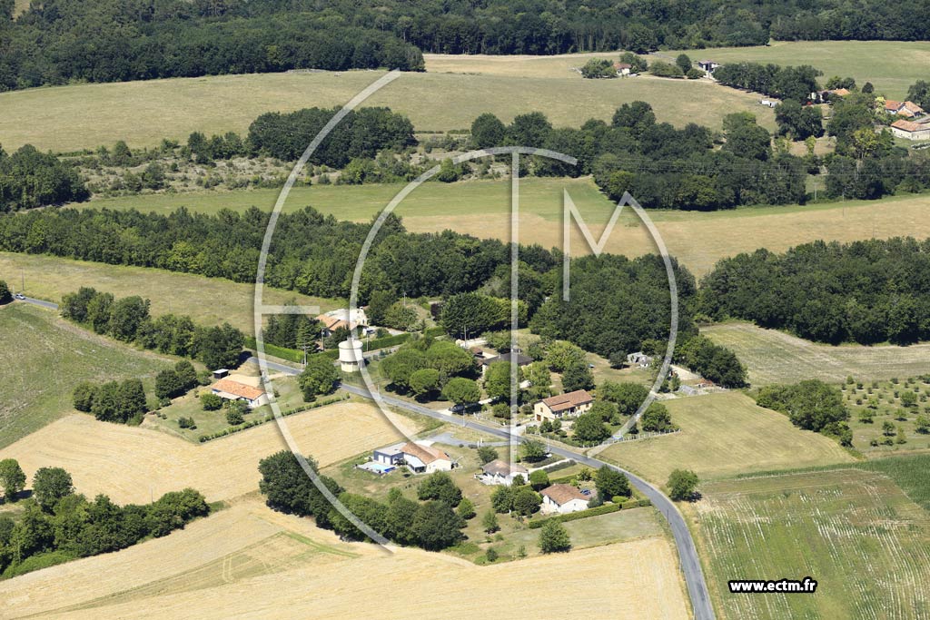 Photo arienne de Villetoureix (la Pinire)
