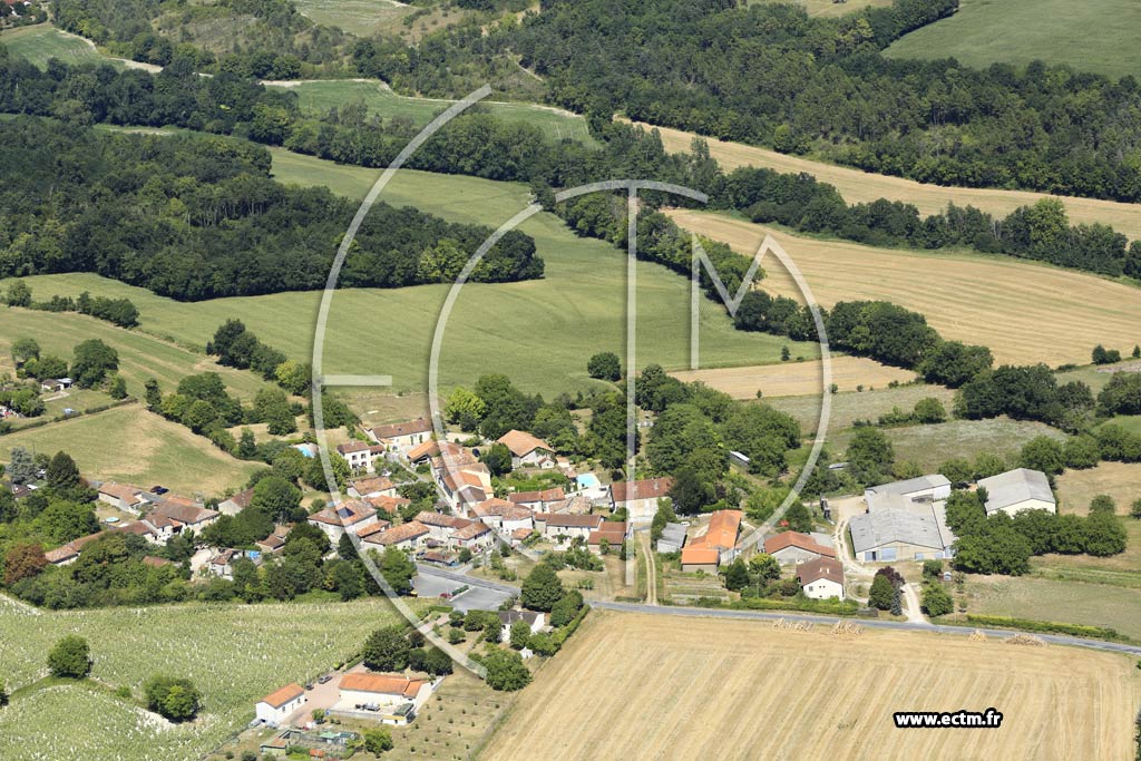 Photo arienne de Villetoureix (la Pouyade)
