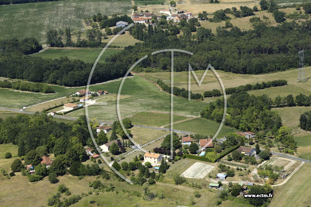Photo arienne de Villetoureix (Rossignol)