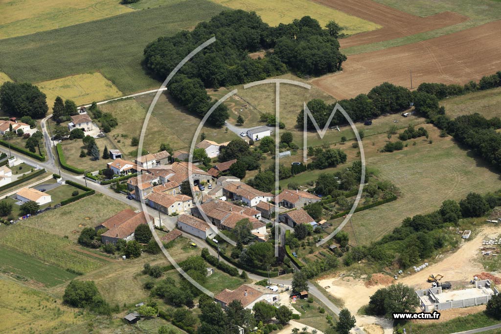 Photo arienne de Bunzac (les Fouilloux)