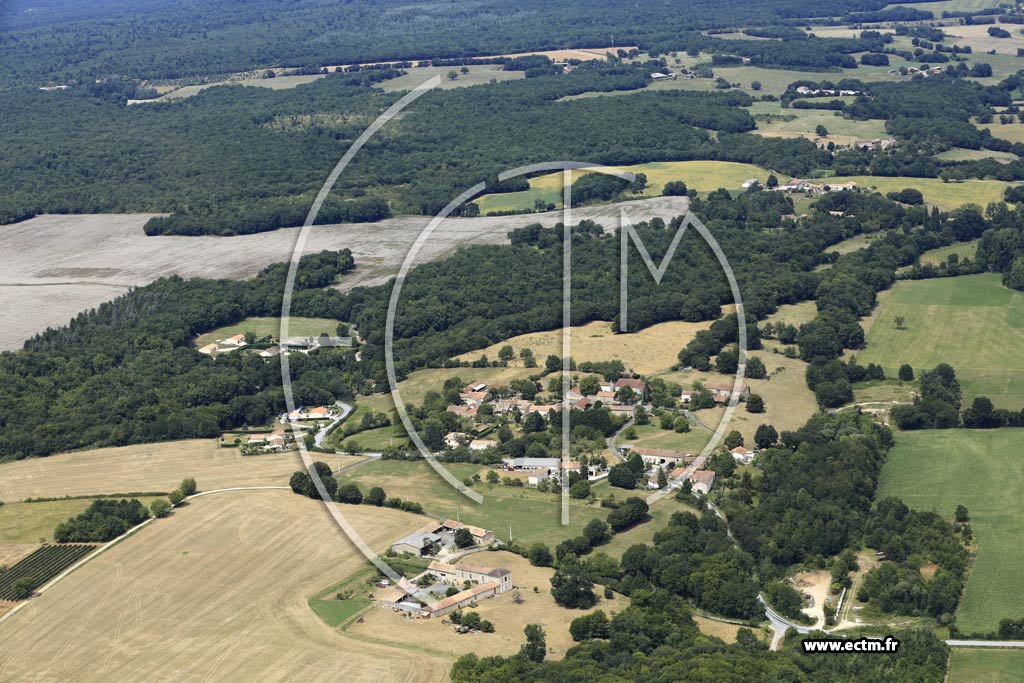 Photo arienne de Bunzac (Montgoumard)
