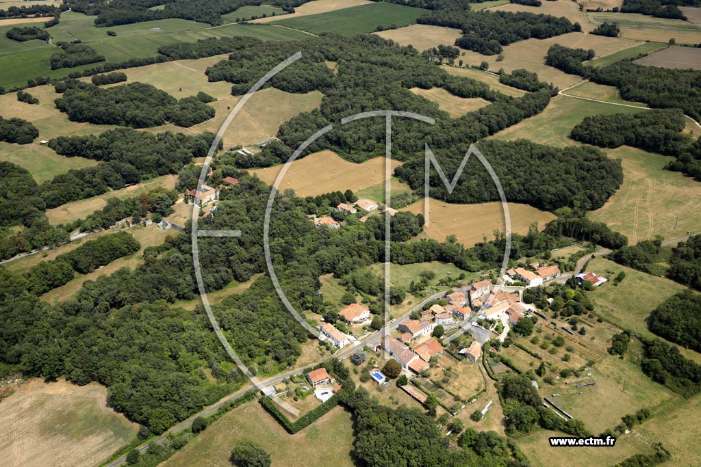 Photo arienne de Bunzac (Puy Cocu)