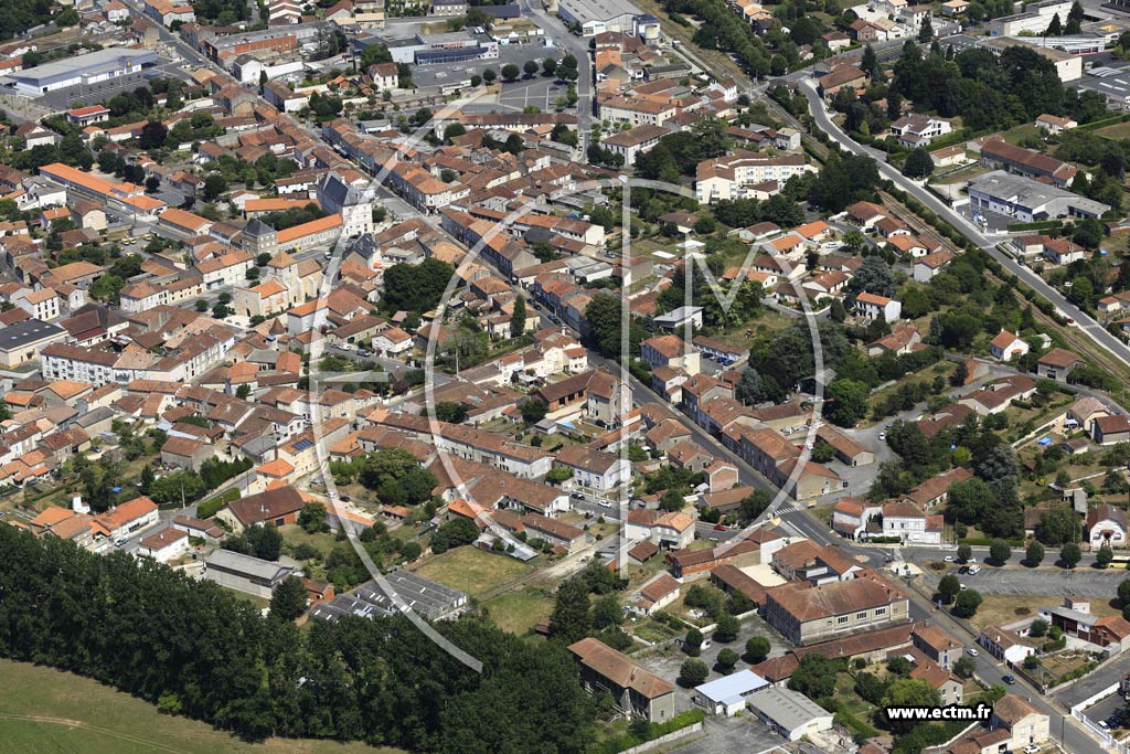 Photo arienne de Chasseneuil-sur-Bonnieure