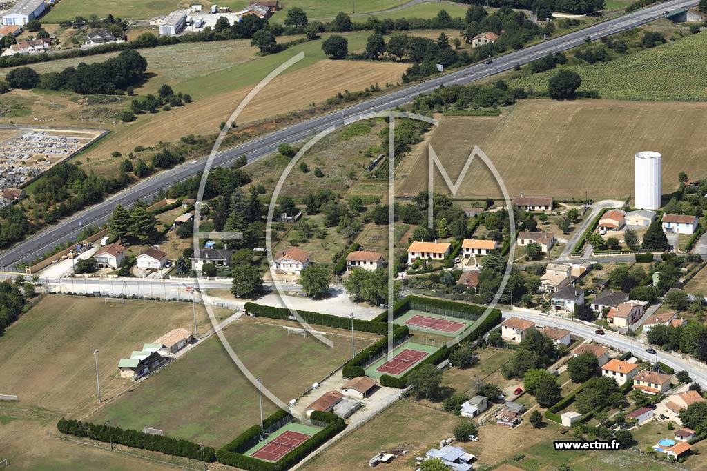 Photo arienne de Chasseneuil-sur-Bonnieure (la Fuie)