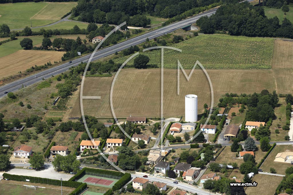 Photo arienne de Chasseneuil-sur-Bonnieure (la Fuie)