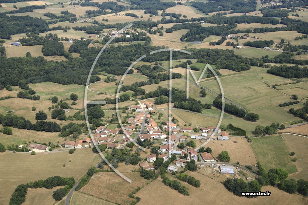 Photo arienne de curas (la Borderie)