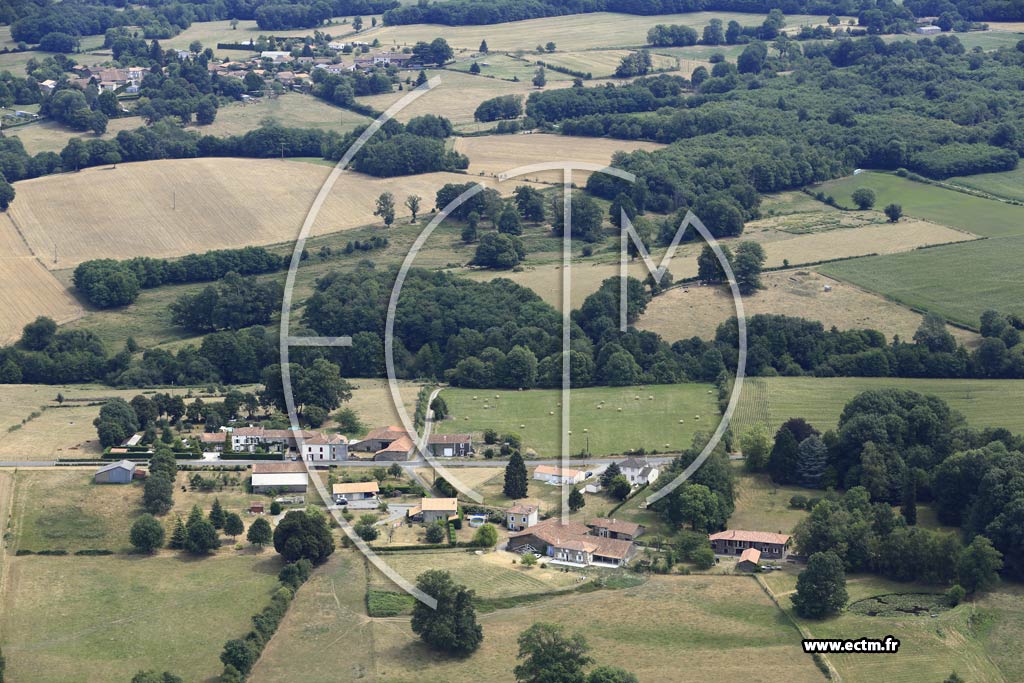 Photo arienne de Montembuf (la Tourterie)